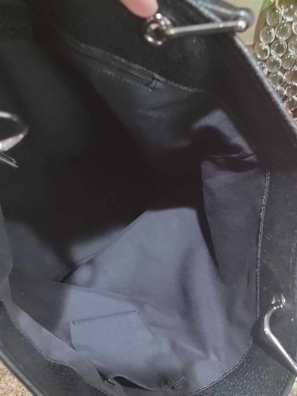 🌵Gucci Black GG Monogram Tote with Silver Hardware - Picture 12 of 15